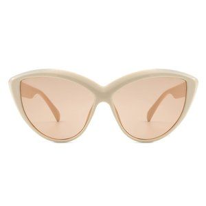 BUNDLE 5/$35 Cream Oversize Cat Eye Sunglasses